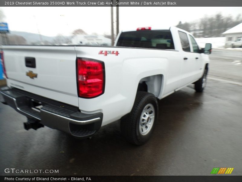 Summit White / Dark Ash/Jet Black 2019 Chevrolet Silverado 3500HD Work Truck Crew Cab 4x4