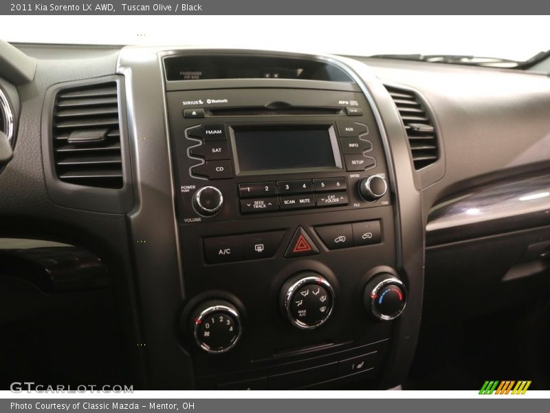 Tuscan Olive / Black 2011 Kia Sorento LX AWD