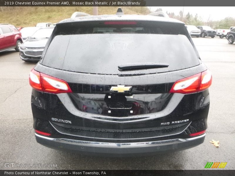 Mosaic Black Metallic / Jet Black/Brandy 2019 Chevrolet Equinox Premier AWD