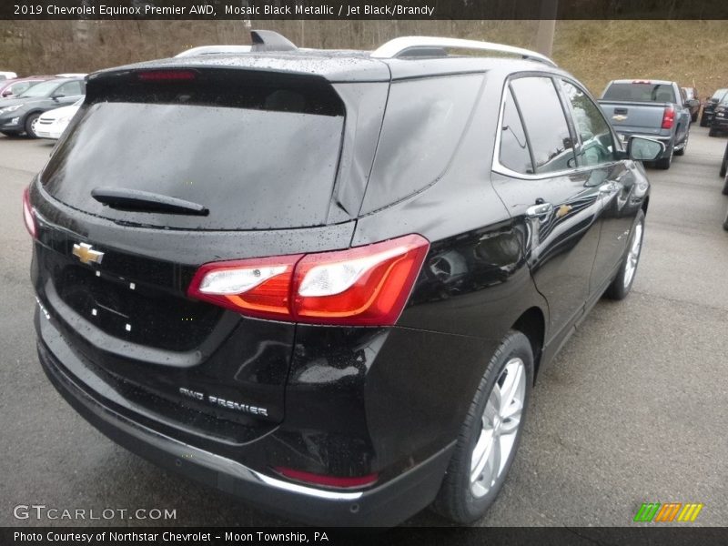 Mosaic Black Metallic / Jet Black/Brandy 2019 Chevrolet Equinox Premier AWD