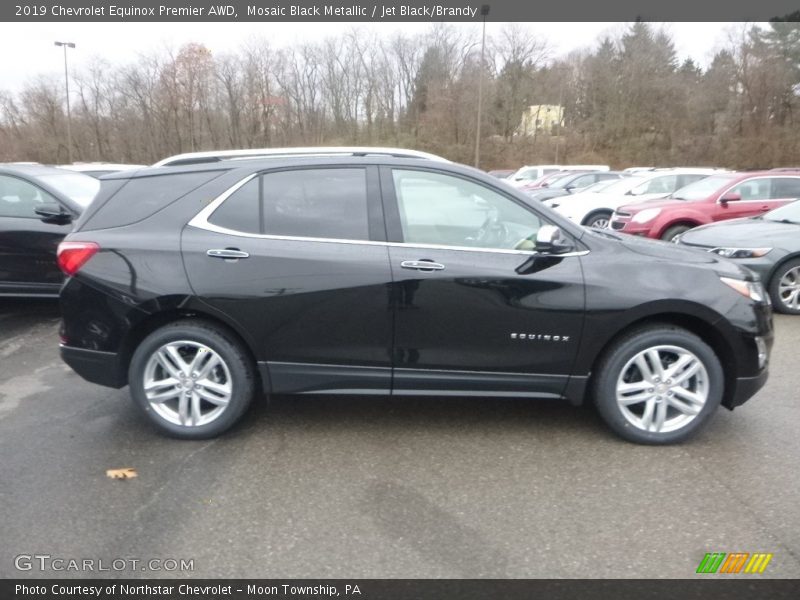 Mosaic Black Metallic / Jet Black/Brandy 2019 Chevrolet Equinox Premier AWD