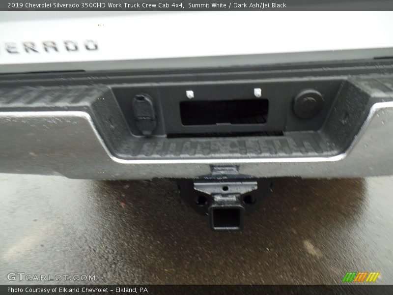 Summit White / Dark Ash/Jet Black 2019 Chevrolet Silverado 3500HD Work Truck Crew Cab 4x4