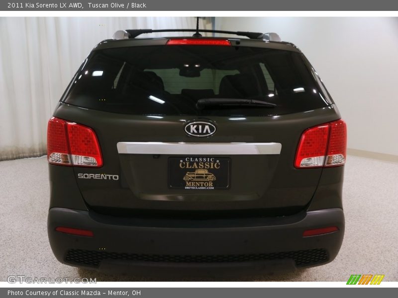 Tuscan Olive / Black 2011 Kia Sorento LX AWD