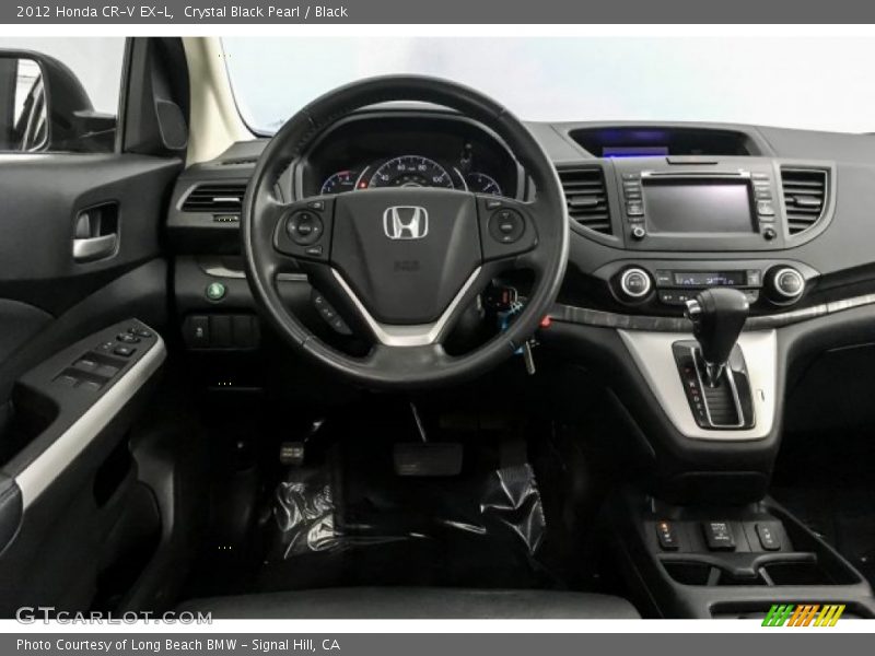 Crystal Black Pearl / Black 2012 Honda CR-V EX-L