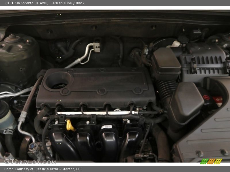Tuscan Olive / Black 2011 Kia Sorento LX AWD