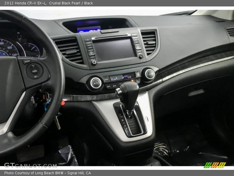 Crystal Black Pearl / Black 2012 Honda CR-V EX-L