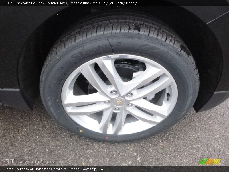 Mosaic Black Metallic / Jet Black/Brandy 2019 Chevrolet Equinox Premier AWD