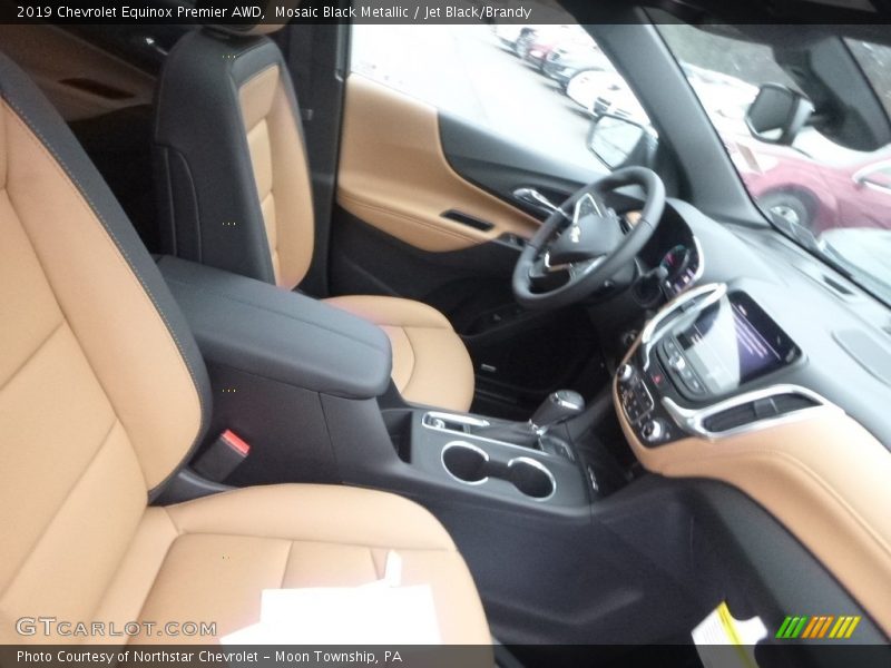 Mosaic Black Metallic / Jet Black/Brandy 2019 Chevrolet Equinox Premier AWD