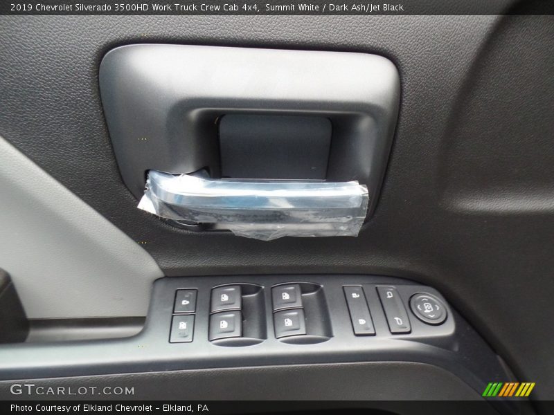 Summit White / Dark Ash/Jet Black 2019 Chevrolet Silverado 3500HD Work Truck Crew Cab 4x4