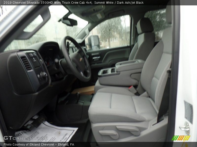 Summit White / Dark Ash/Jet Black 2019 Chevrolet Silverado 3500HD Work Truck Crew Cab 4x4