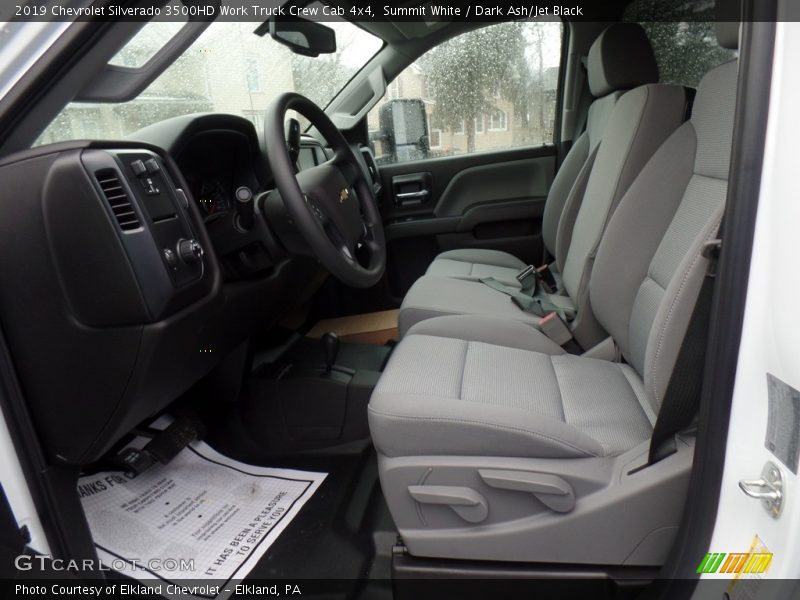 Summit White / Dark Ash/Jet Black 2019 Chevrolet Silverado 3500HD Work Truck Crew Cab 4x4