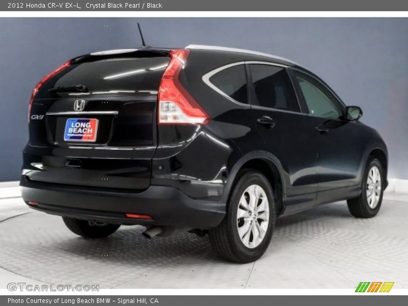 Crystal Black Pearl / Black 2012 Honda CR-V EX-L