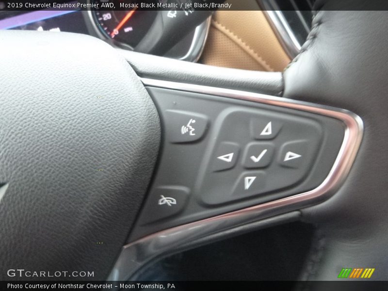 Mosaic Black Metallic / Jet Black/Brandy 2019 Chevrolet Equinox Premier AWD