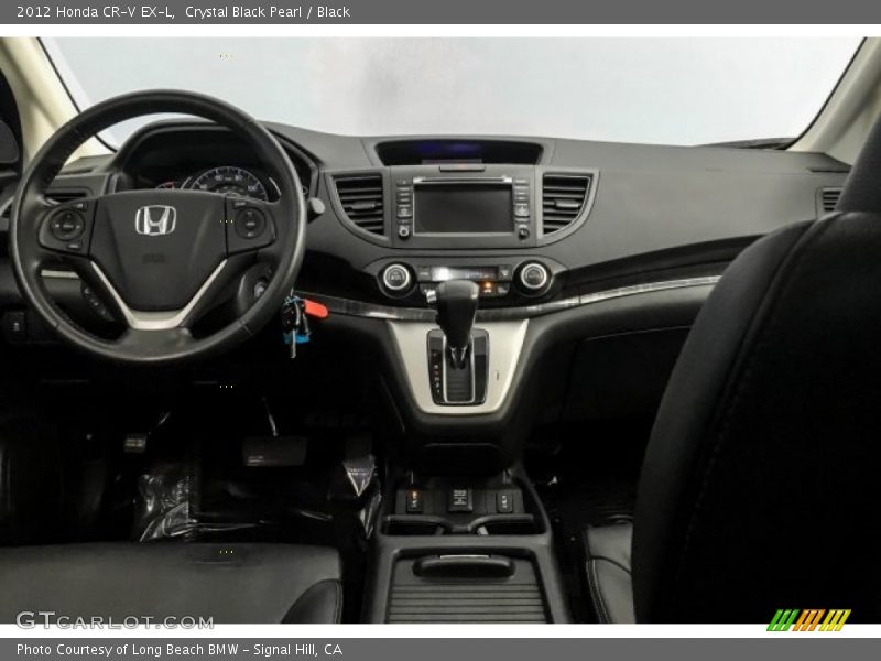 Crystal Black Pearl / Black 2012 Honda CR-V EX-L