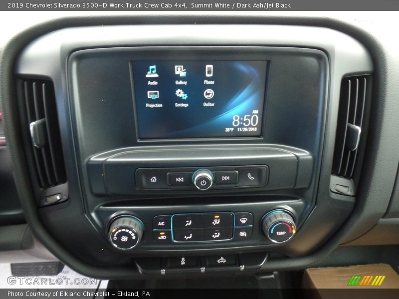 Summit White / Dark Ash/Jet Black 2019 Chevrolet Silverado 3500HD Work Truck Crew Cab 4x4