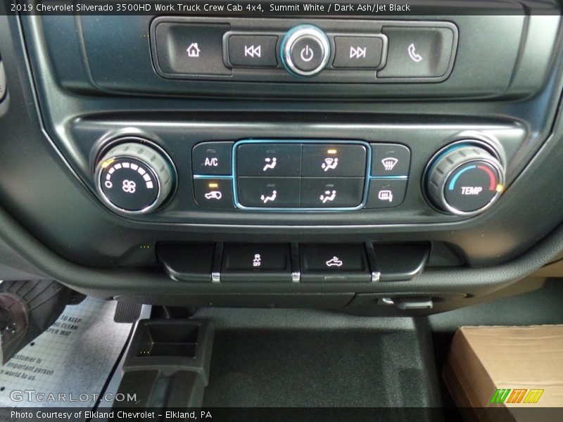 Summit White / Dark Ash/Jet Black 2019 Chevrolet Silverado 3500HD Work Truck Crew Cab 4x4