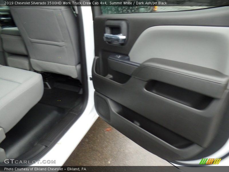 Summit White / Dark Ash/Jet Black 2019 Chevrolet Silverado 3500HD Work Truck Crew Cab 4x4