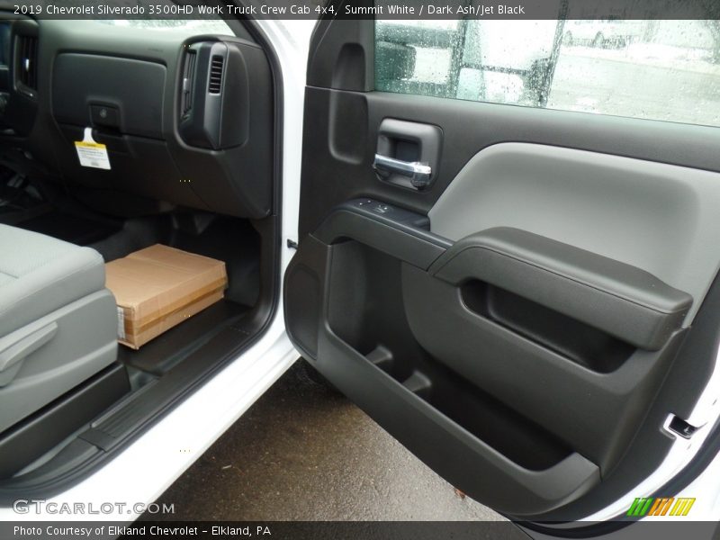 Summit White / Dark Ash/Jet Black 2019 Chevrolet Silverado 3500HD Work Truck Crew Cab 4x4