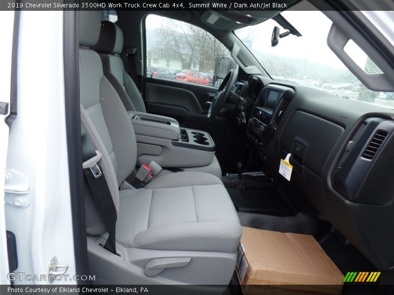 Summit White / Dark Ash/Jet Black 2019 Chevrolet Silverado 3500HD Work Truck Crew Cab 4x4