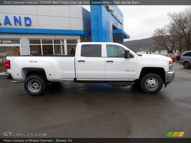 Summit White / Dark Ash/Jet Black 2019 Chevrolet Silverado 3500HD Work Truck Crew Cab 4x4