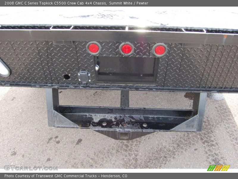 Summit White / Pewter 2008 GMC C Series Topkick C5500 Crew Cab 4x4 Chassis