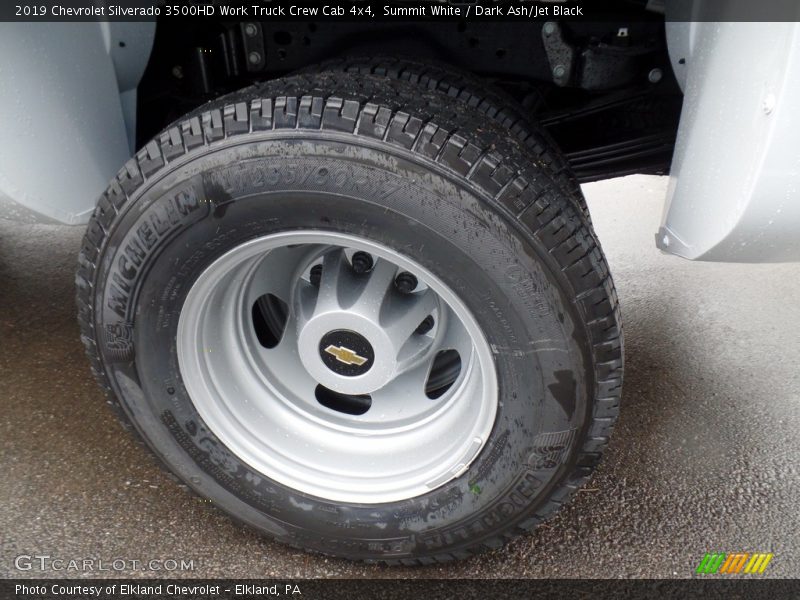 Summit White / Dark Ash/Jet Black 2019 Chevrolet Silverado 3500HD Work Truck Crew Cab 4x4