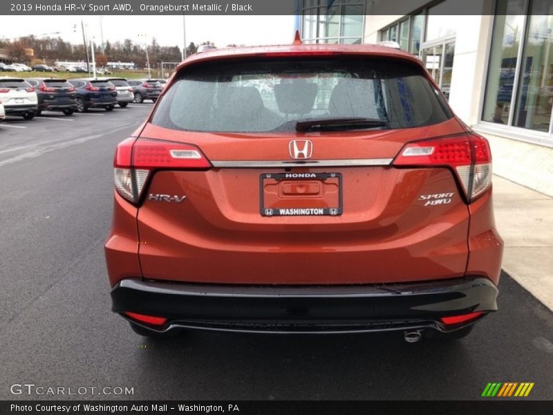 Orangeburst Metallic / Black 2019 Honda HR-V Sport AWD