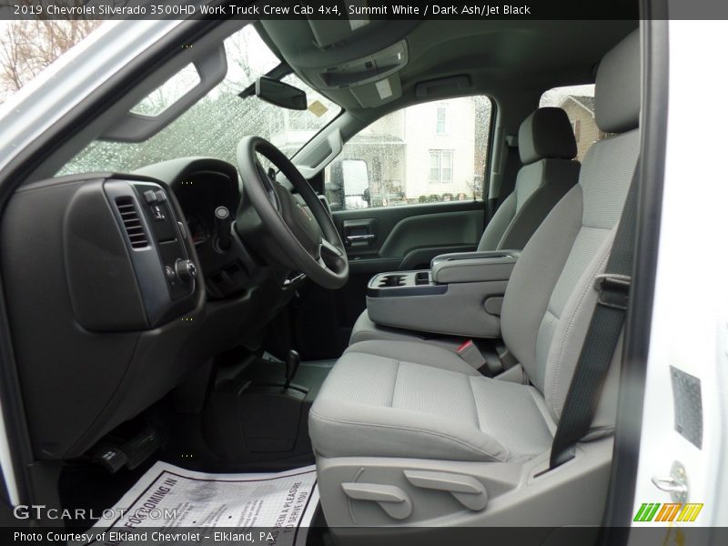 Summit White / Dark Ash/Jet Black 2019 Chevrolet Silverado 3500HD Work Truck Crew Cab 4x4