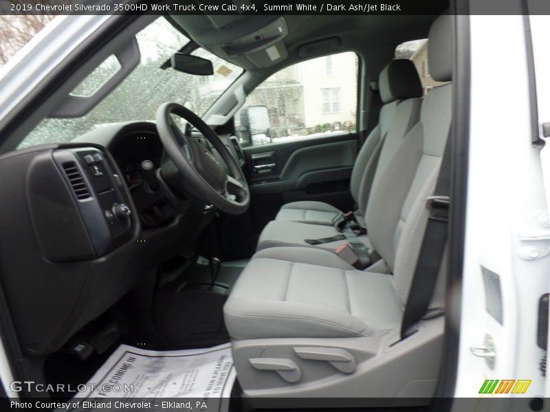 Summit White / Dark Ash/Jet Black 2019 Chevrolet Silverado 3500HD Work Truck Crew Cab 4x4