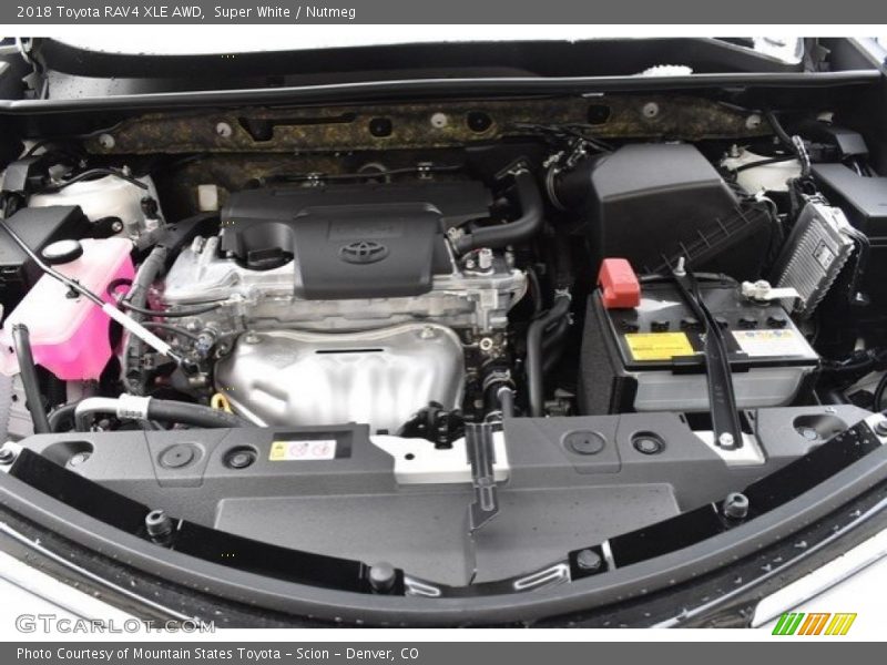 Super White / Nutmeg 2018 Toyota RAV4 XLE AWD