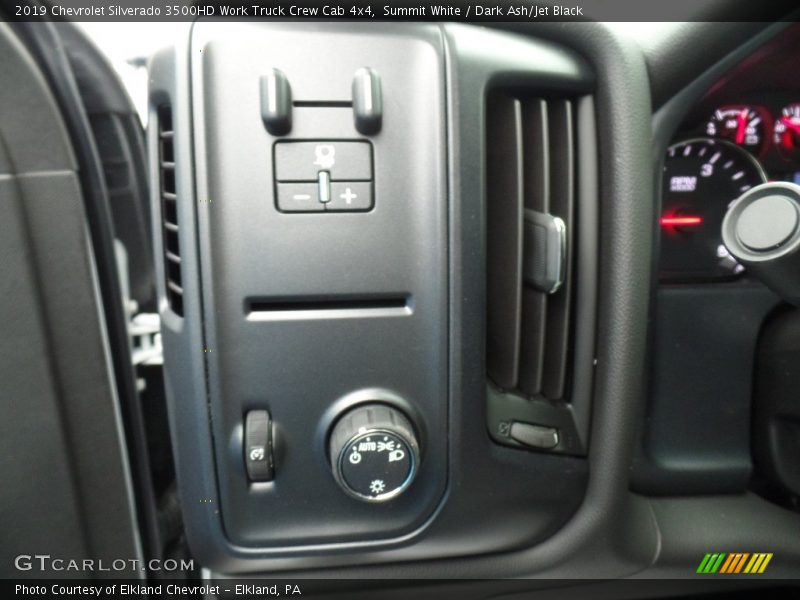 Summit White / Dark Ash/Jet Black 2019 Chevrolet Silverado 3500HD Work Truck Crew Cab 4x4