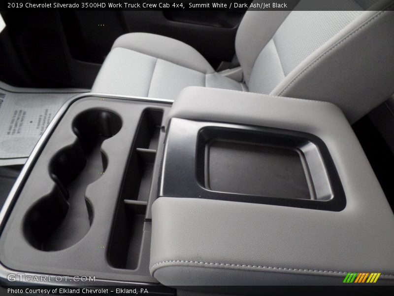 Summit White / Dark Ash/Jet Black 2019 Chevrolet Silverado 3500HD Work Truck Crew Cab 4x4