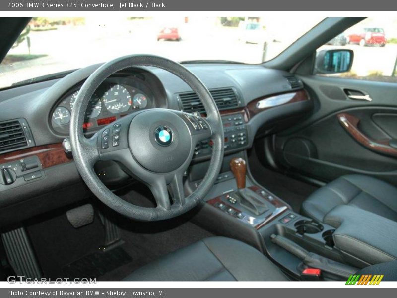 Jet Black / Black 2006 BMW 3 Series 325i Convertible