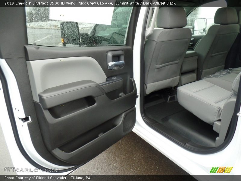 Summit White / Dark Ash/Jet Black 2019 Chevrolet Silverado 3500HD Work Truck Crew Cab 4x4