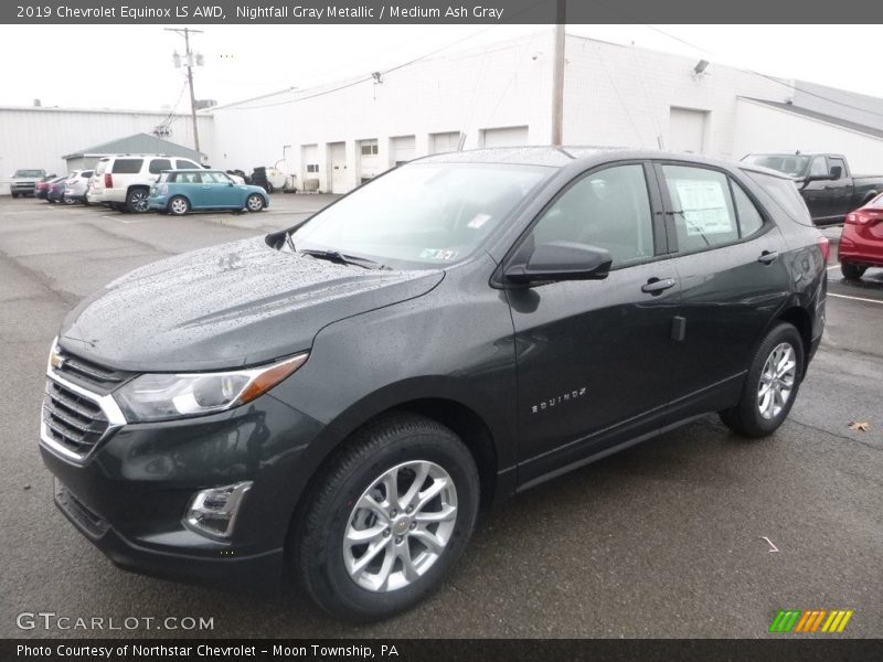 Nightfall Gray Metallic / Medium Ash Gray 2019 Chevrolet Equinox LS AWD