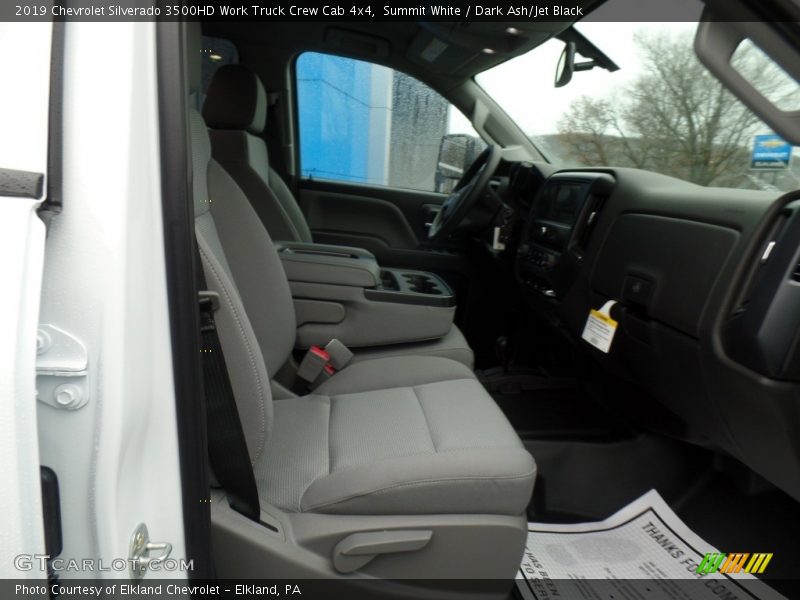 Summit White / Dark Ash/Jet Black 2019 Chevrolet Silverado 3500HD Work Truck Crew Cab 4x4