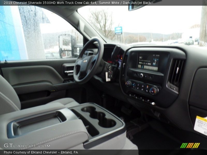 Summit White / Dark Ash/Jet Black 2019 Chevrolet Silverado 3500HD Work Truck Crew Cab 4x4