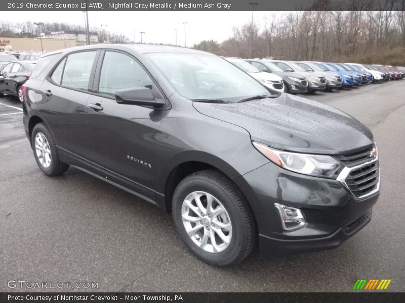 Nightfall Gray Metallic / Medium Ash Gray 2019 Chevrolet Equinox LS AWD