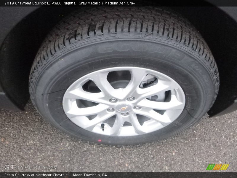 Nightfall Gray Metallic / Medium Ash Gray 2019 Chevrolet Equinox LS AWD