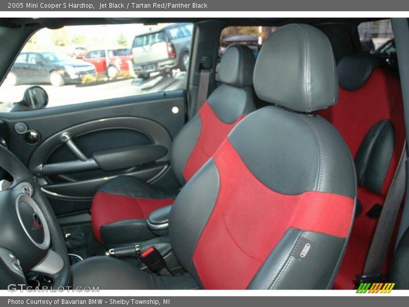 Jet Black / Tartan Red/Panther Black 2005 Mini Cooper S Hardtop