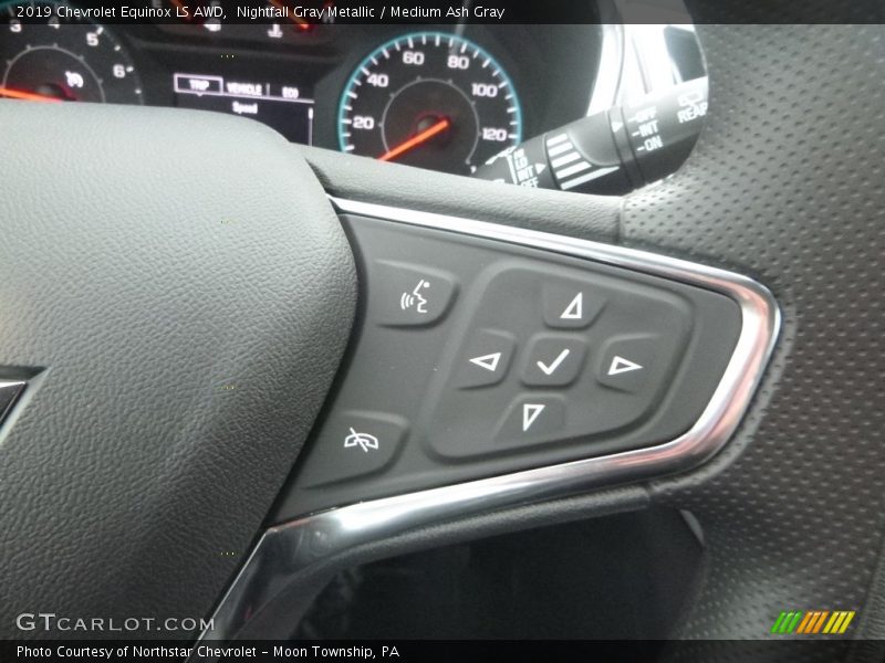Nightfall Gray Metallic / Medium Ash Gray 2019 Chevrolet Equinox LS AWD