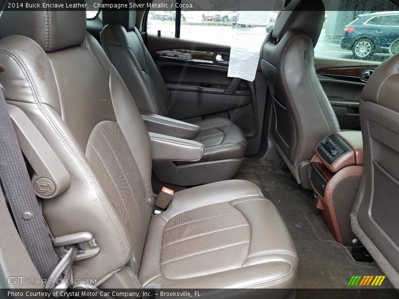 Champagne Silver Metallic / Cocoa 2014 Buick Enclave Leather