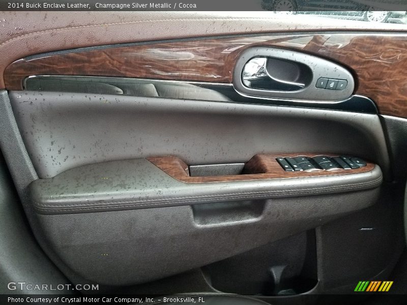Champagne Silver Metallic / Cocoa 2014 Buick Enclave Leather