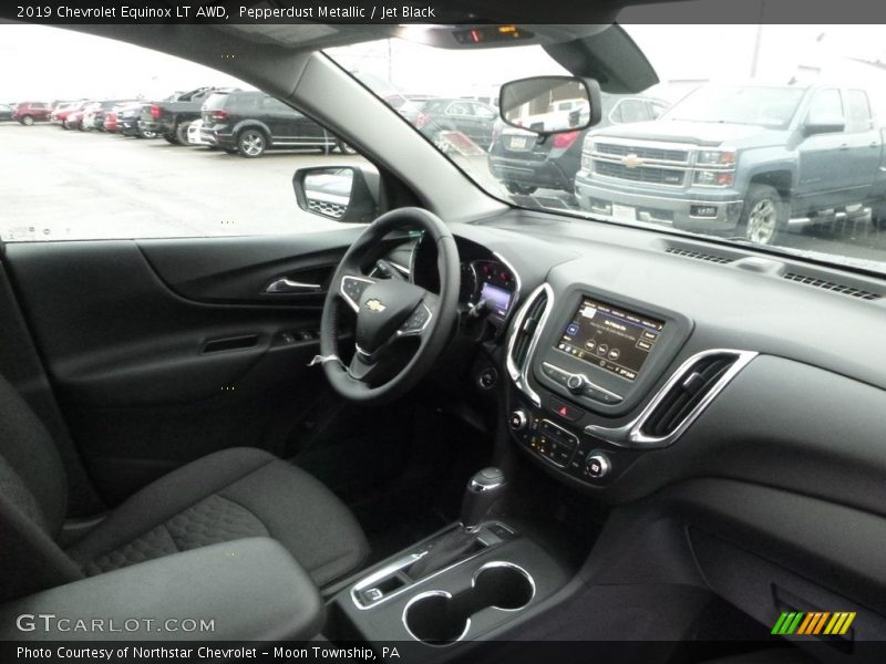 Pepperdust Metallic / Jet Black 2019 Chevrolet Equinox LT AWD