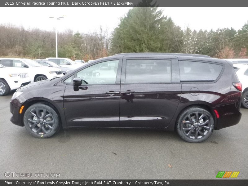Dark Cordovan Pearl / Black/Alloy 2019 Chrysler Pacifica Touring Plus