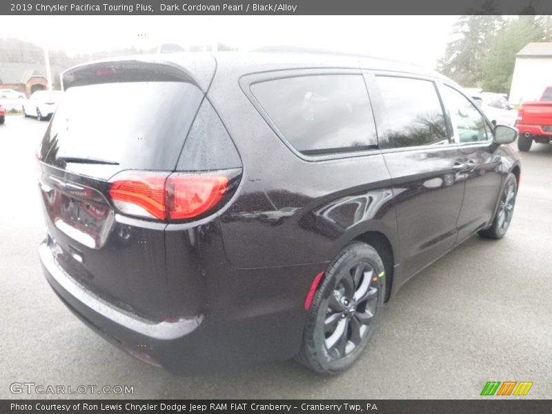 Dark Cordovan Pearl / Black/Alloy 2019 Chrysler Pacifica Touring Plus