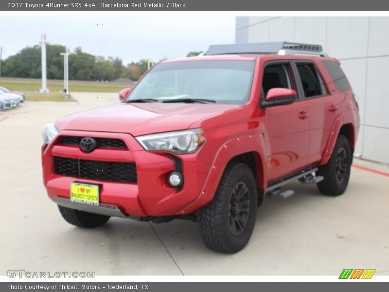 Barcelona Red Metallic / Black 2017 Toyota 4Runner SR5 4x4