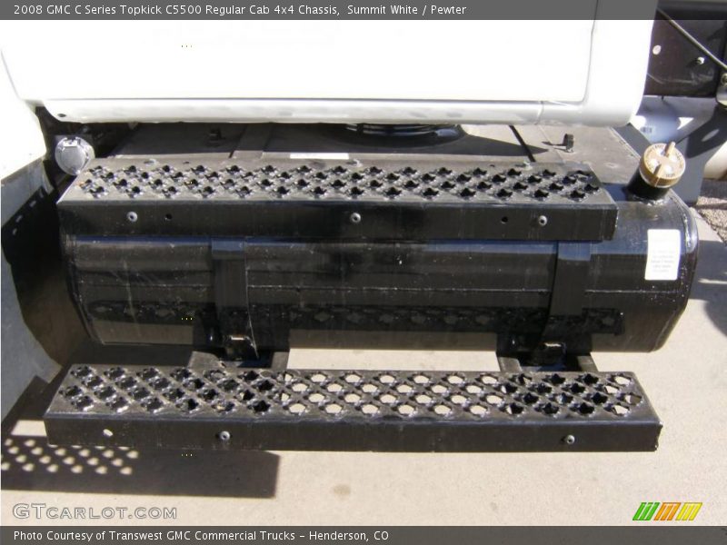 Summit White / Pewter 2008 GMC C Series Topkick C5500 Regular Cab 4x4 Chassis