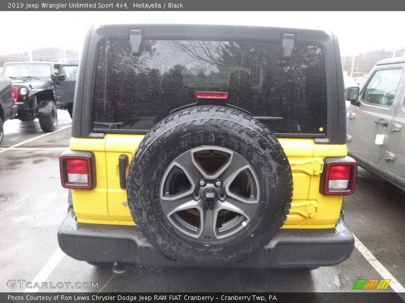 Hellayella / Black 2019 Jeep Wrangler Unlimited Sport 4x4