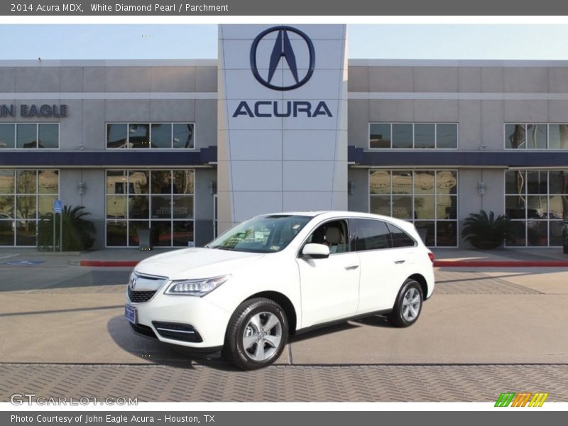 White Diamond Pearl / Parchment 2014 Acura MDX